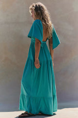 La La Maxi Dress-Niagara River