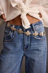 Dessa Mixed Metal Chain Belt