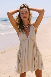 More Is More Mini Dress-French Oak