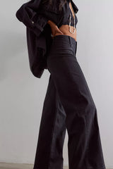 We The Free Libre Wide-Leg Jeans-Cafe Noir