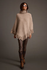 Tabitha Dark Taupe Poncho