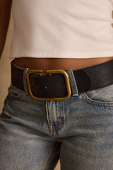 Oro Black and Gold Belt