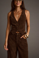 Diane Brown Corduroy Vest