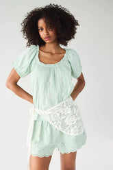 Lindale Short Set-Celadon