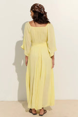 Dixie Maxi Dress-Chardonnay