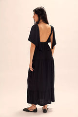 La La Maxi Dress-Black