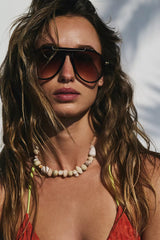 Ventura Oversized Aviator Sunglasses