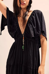 La La Maxi Dress-Black