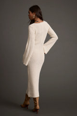 Nolita Cream Midi Sweater Dress
