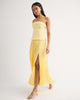 Bra-Free Strapless Set Top-Yellow