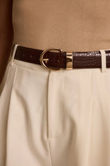 Vital Brown and Gold Belt