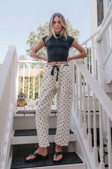 Priya Polka Dot Barrel Jeans