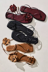 Mismatch Magnolia Sandals