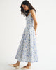 100% Cotton A&F Bra-Free Dylan Midi Dress-White Floral