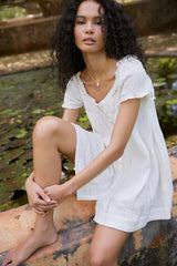 Tilly Mini Dress-Clean Ivory