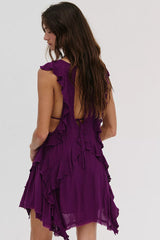 More Is More Mini Dress-New Age Purple