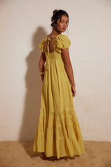 Aura Maxi Dress-Passionfruit