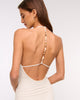 Beaded Crochet-Style Maxi Dress-Cream