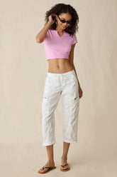 BDG Sidekick Crop Cotton Utility Pants
