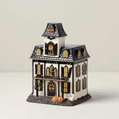 Vintage Halloween Lit House Figurine