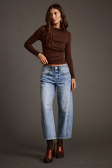 Romy Espresso Top