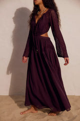 Lacie Maxi Dress-Fudge