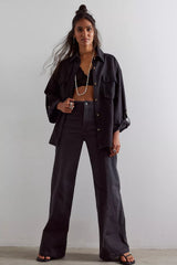 We The Free Libre Wide-Leg Jeans-Cafe Noir