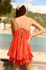 Joy Ride Romper-Spicy