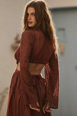 Lacie Maxi Dress-Honey Topaz