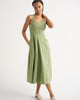 A&F Mila Midi Dress-Light Green