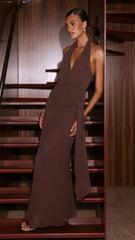 Maylah Maxi Dress - Chocolate