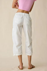 BDG Sidekick Crop Cotton Utility Pants