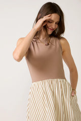 Kenni Mixed Media Dress