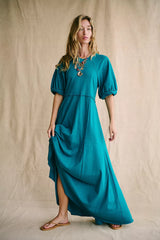 Brentwood Maxi Dress-Tropic Teal
