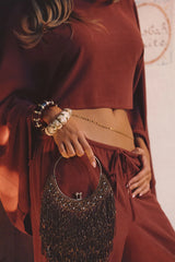 Soreya Resin and Gold Bangles