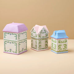 Lenox Spice Village House Canisters, Set of 3