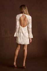 Marissa Ivory Floral Mini Dress