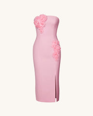 Petal Perfection Cocktail Dress - Pink
