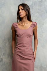 Mika Maxi Dress in Mauve