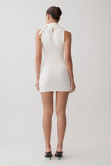 Amilee Scarf Knit Mini Dress - Ivory