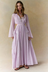 Lacie Maxi Dress-Frost Lavender