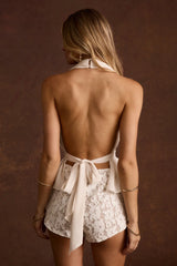 Rhone Ivory Halter Top