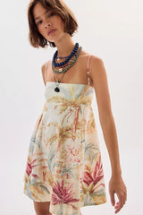 Sun Chaser Mini Dress-Palm Combo