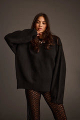 Zoe Black Oversized Sweater