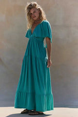 La La Maxi Dress-Niagara River