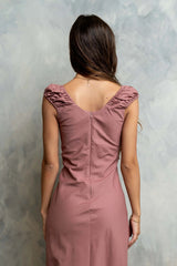 Mika Maxi Dress in Mauve