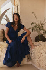 Aura Maxi Dress-Poseidon