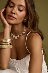 Soft Whispers Shell Choker Necklace