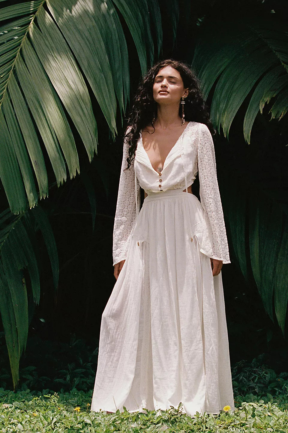Lacie Maxi Dress-Ivory