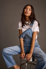 Muse Barrel Denim Overalls